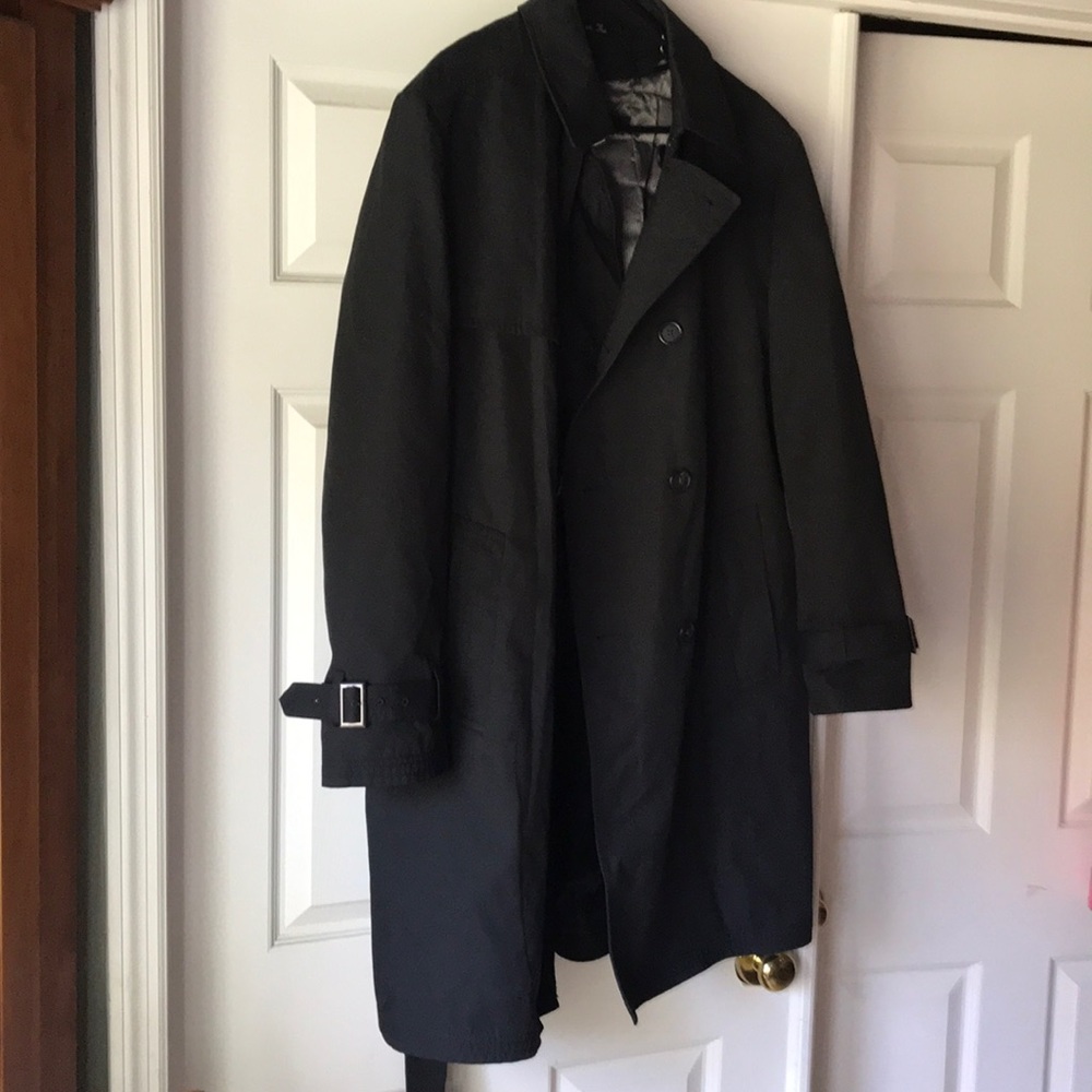 Men’s Sz 40 reg Kenneth Cole Raincoat trench coat